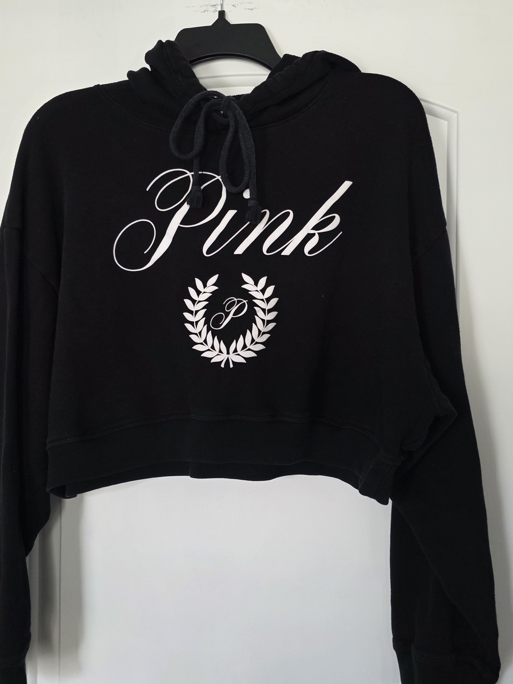 PINK Victoria's Secret Black Cozy Sweatshirt - Picture 3 of 8